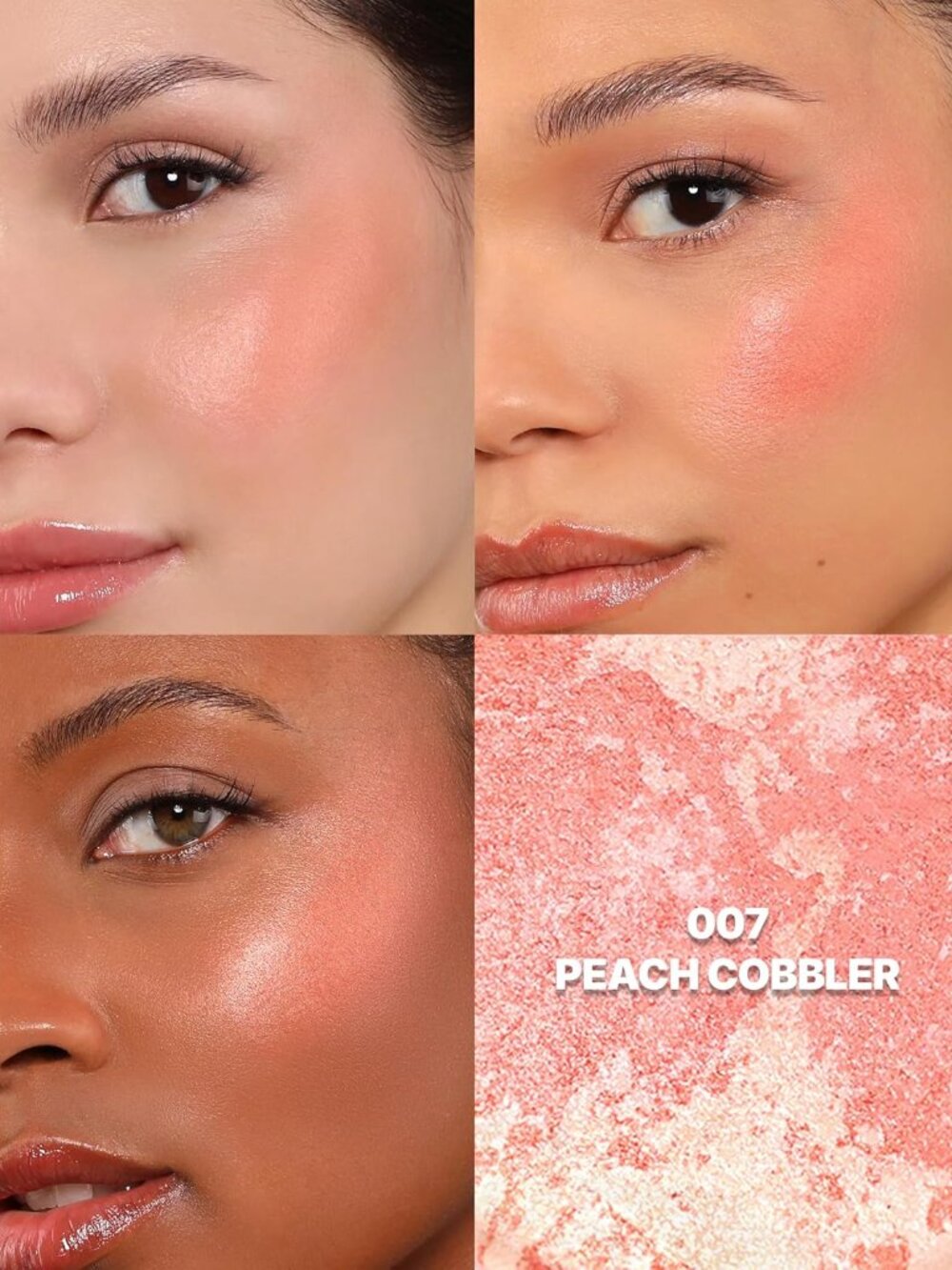 Marvelous Baked Blush in Peach Cobbler